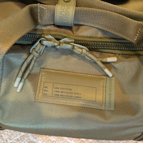 Dagne Dover Denver Convertible Duffle Dark Moss Green, size Large (EUC) - Picture 6 of 12